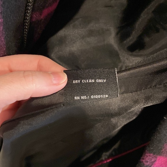 EUC Steve Madden Size L Large Plaid Hooded Pea Coat Jacket With Toggles Pockets - Picture 11 of 13